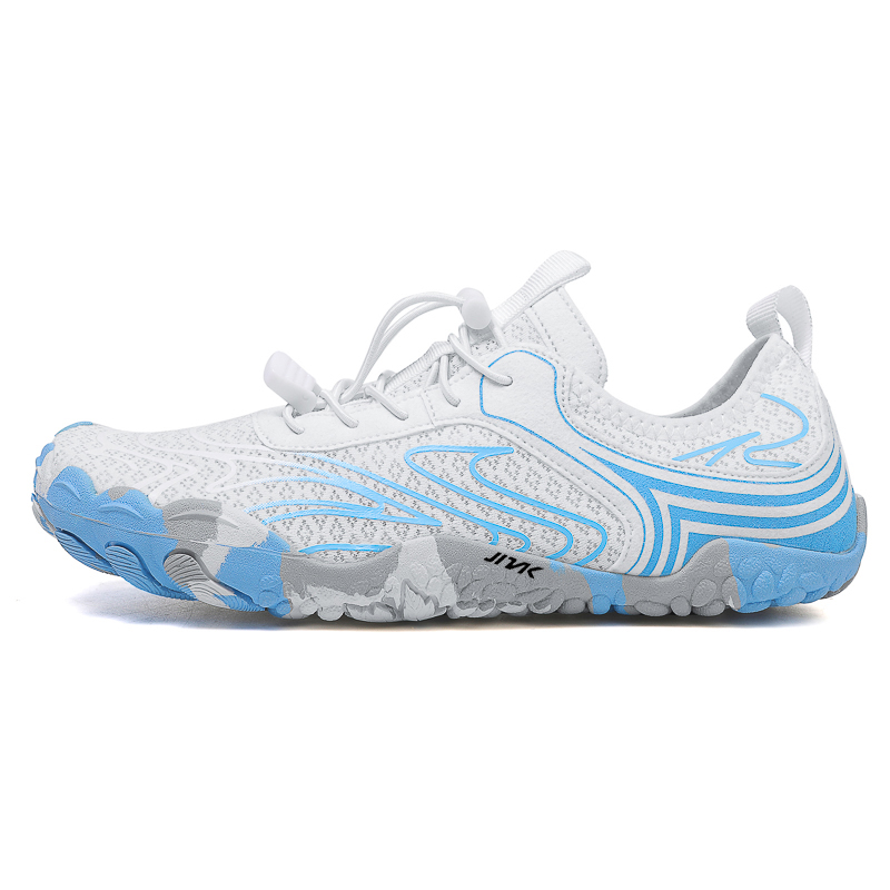 

Kinglake Дышащие и износостойкие низкие кеды унисекс бело-голубые, цвет White Blue