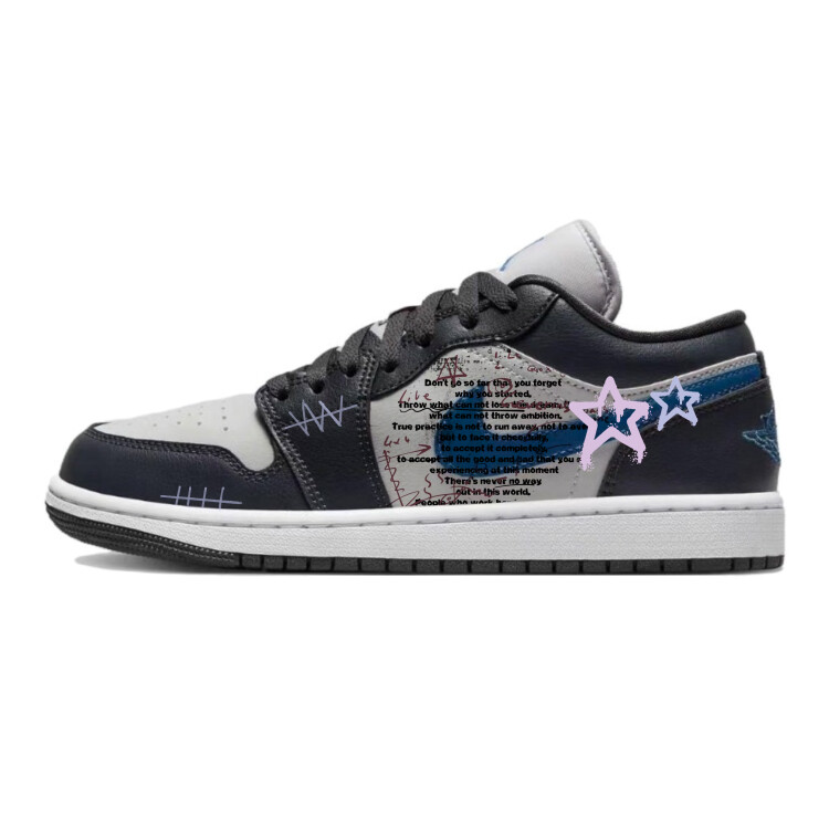 

Баскетбольные кроссовки Air 1 Vintage Unisex Low-Touch Blue Jordan