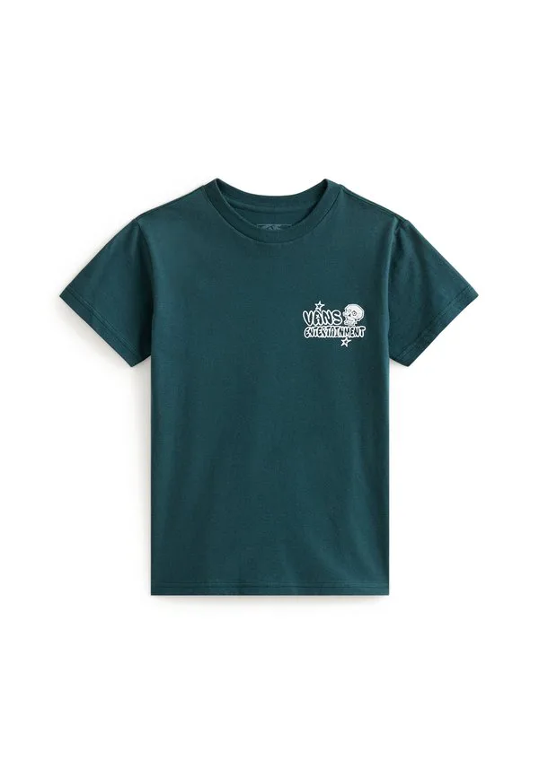 Футболка с принтом entertainment Vans, Medium Green