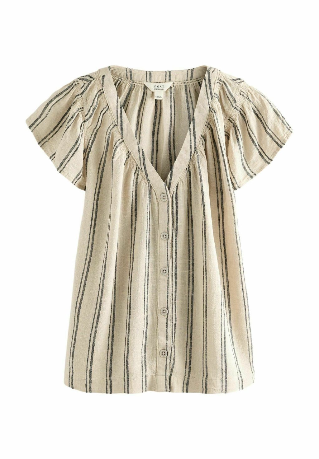 

Блуза REGULAR FIT RUFFLE SLEEVE Next, бежевый