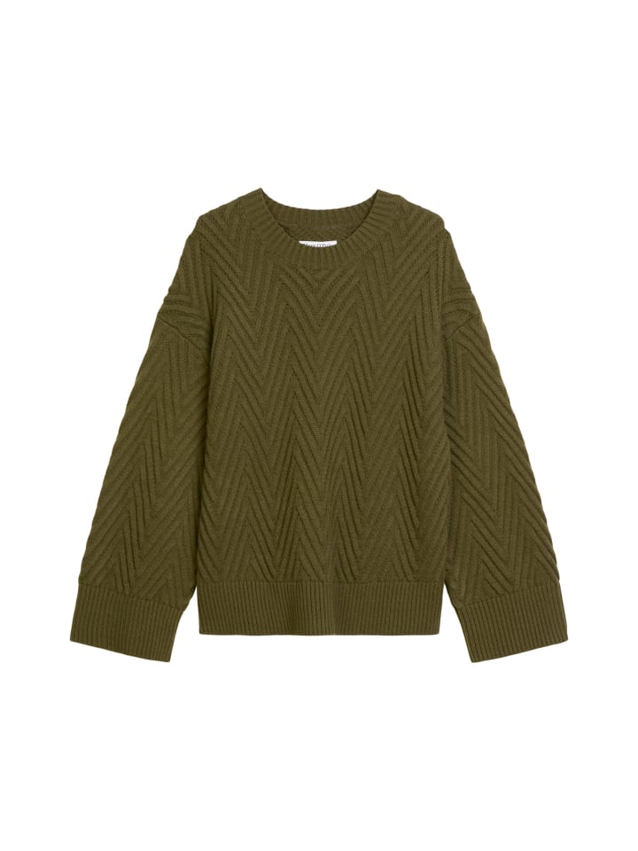 

Вязаный свитер, расслабленный в полированных бревнах Marc O'Polo DENIM