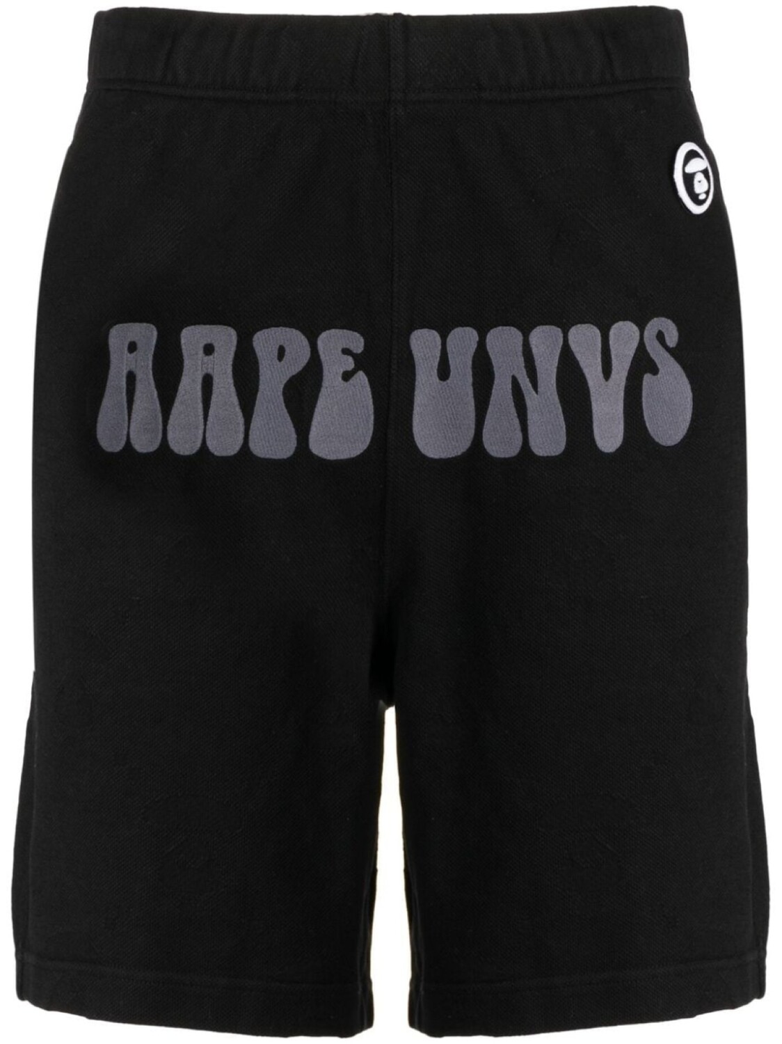 

A Bathing Ape спортивные шорты с вышитым логотипом, черный