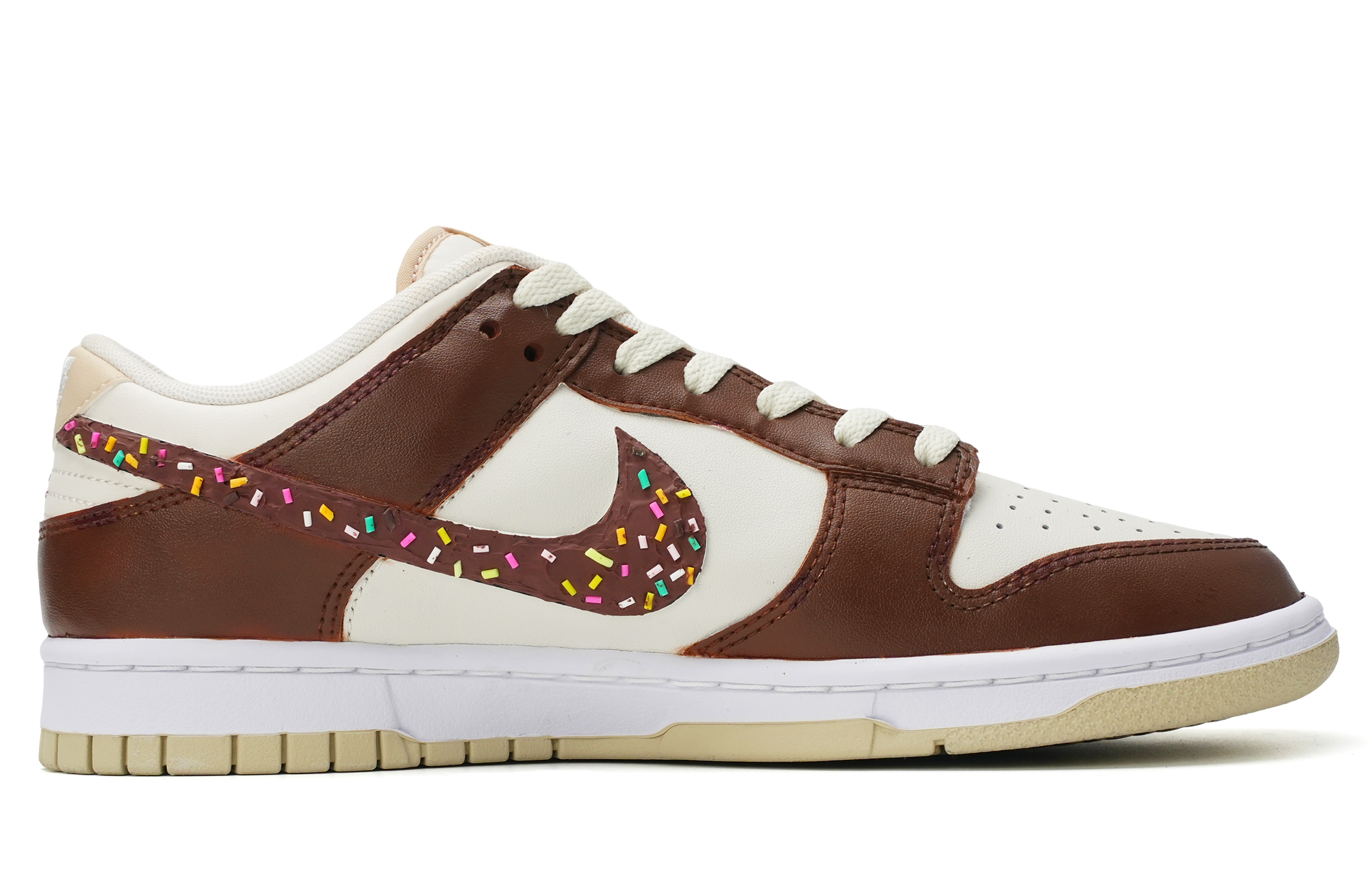 

Кроссовки Nike Dunk Skateboarding Shoes Men Low-top Brown, коричневый