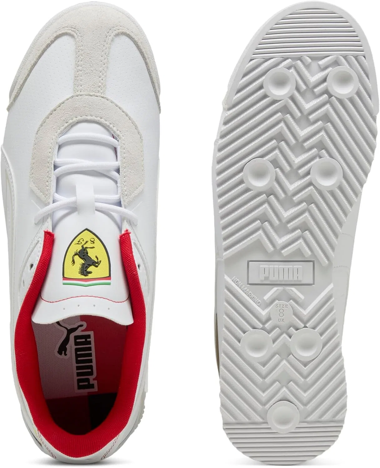 Кроссовки Puma Herren Scuderia Ferrari Roma, White Opulent Garden — фото 4