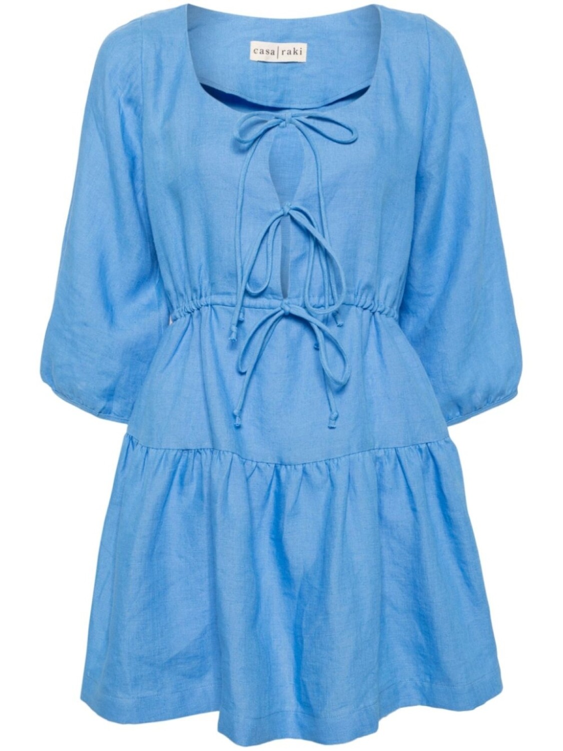 

Casa raki платье Lili из органического льна, синий