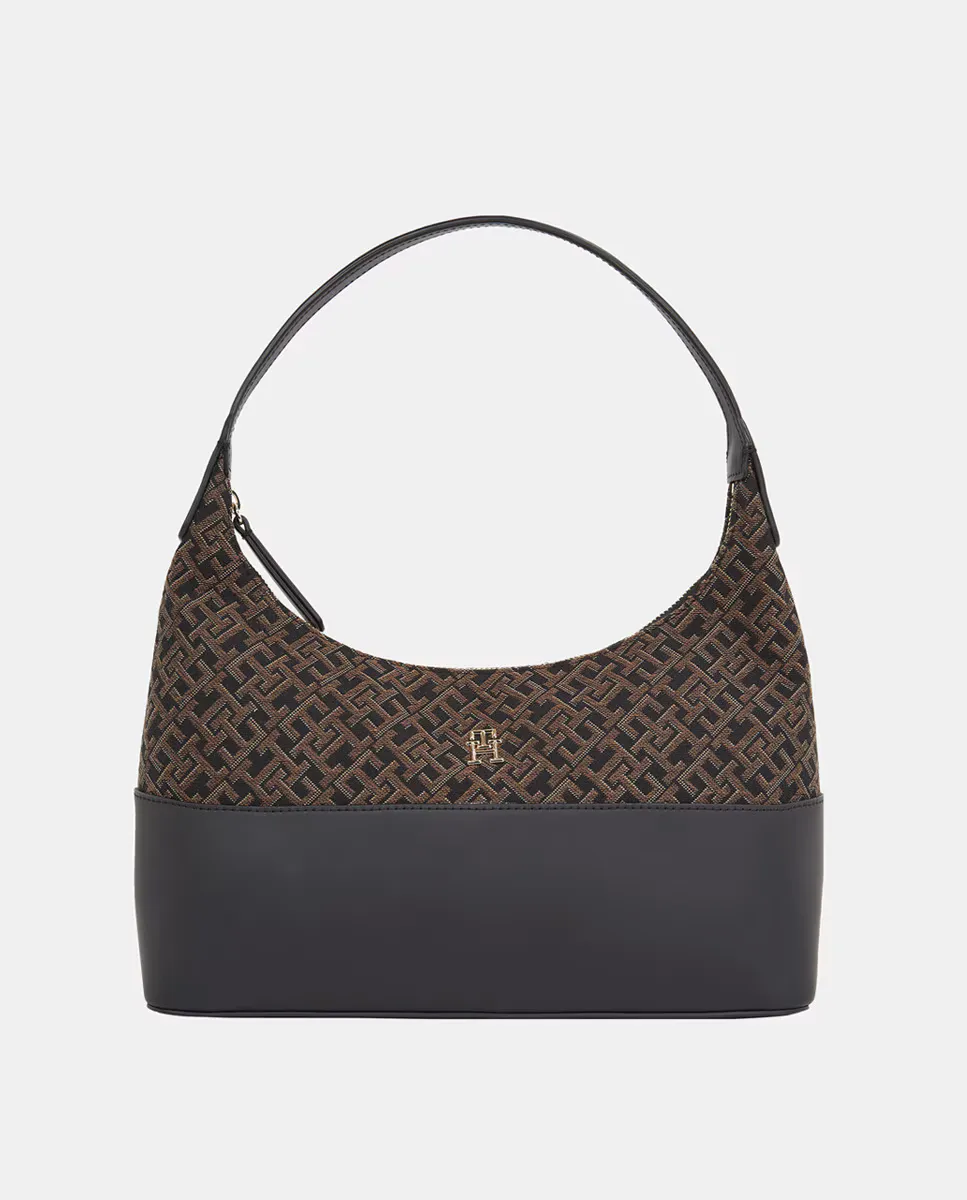 

Сумка через плечо с монограммой Tommy Hilfiger, черный