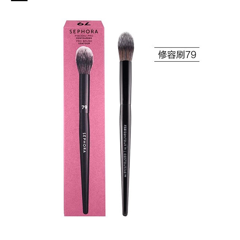 Кисть для контурирования лица Silhouette, мягкая и бережная для кожи Sephora — фото 3