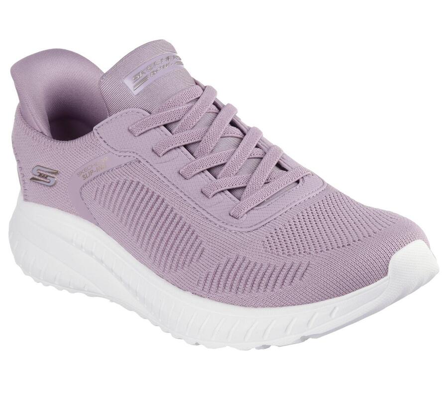 SKECHERS Женские кроссовки BOBS SQUAD CHAOS CURRENT MUSE Slip-On, лавандовые