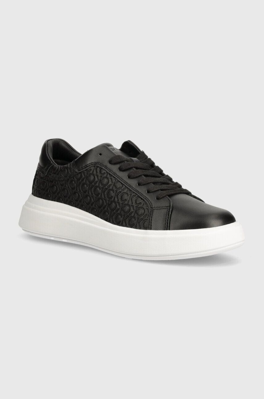 

Кожаные кроссовки Calvin Klein HM0HM01498, черный