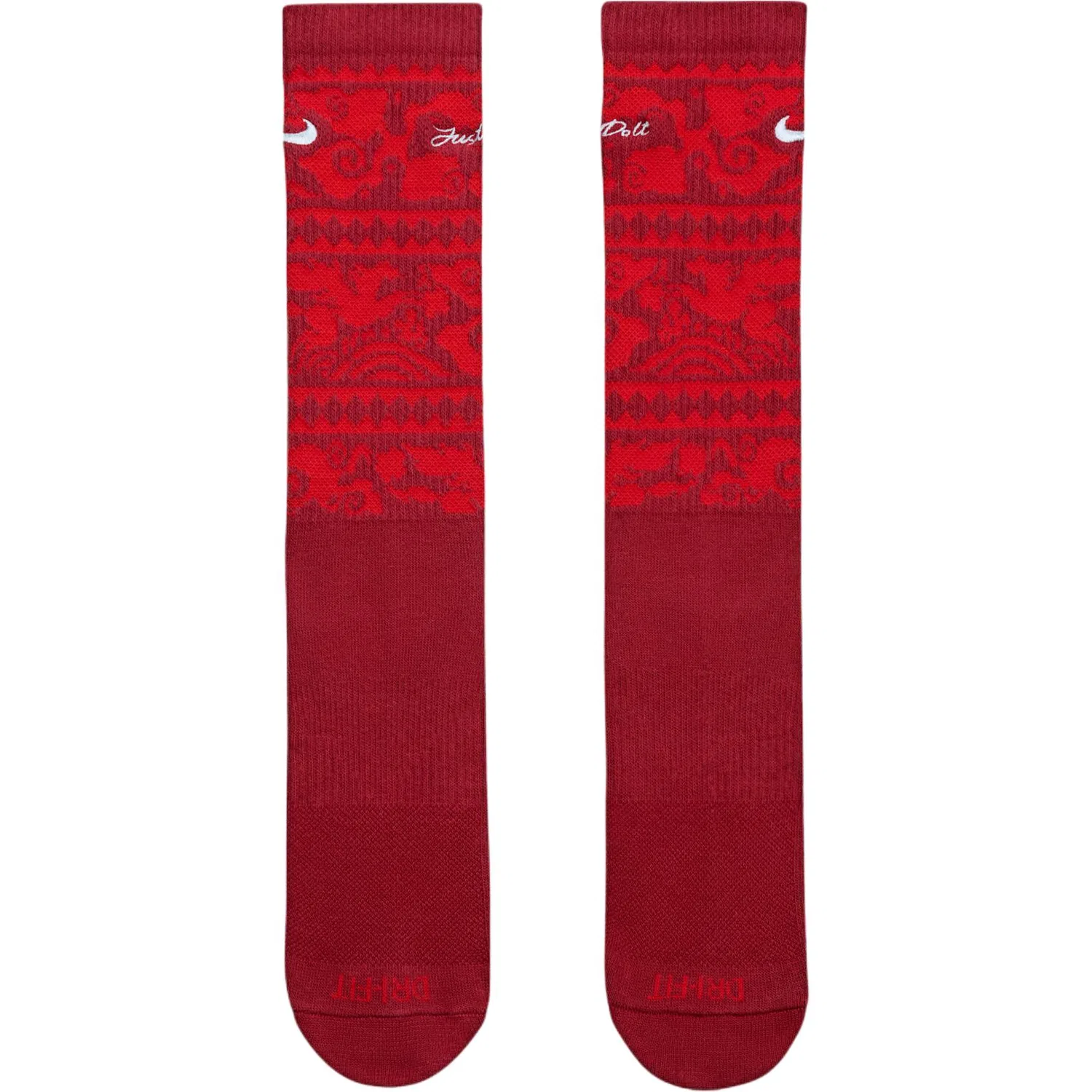 Носки Nike Everyday Plus Lunar New Year с амортизацией, красные