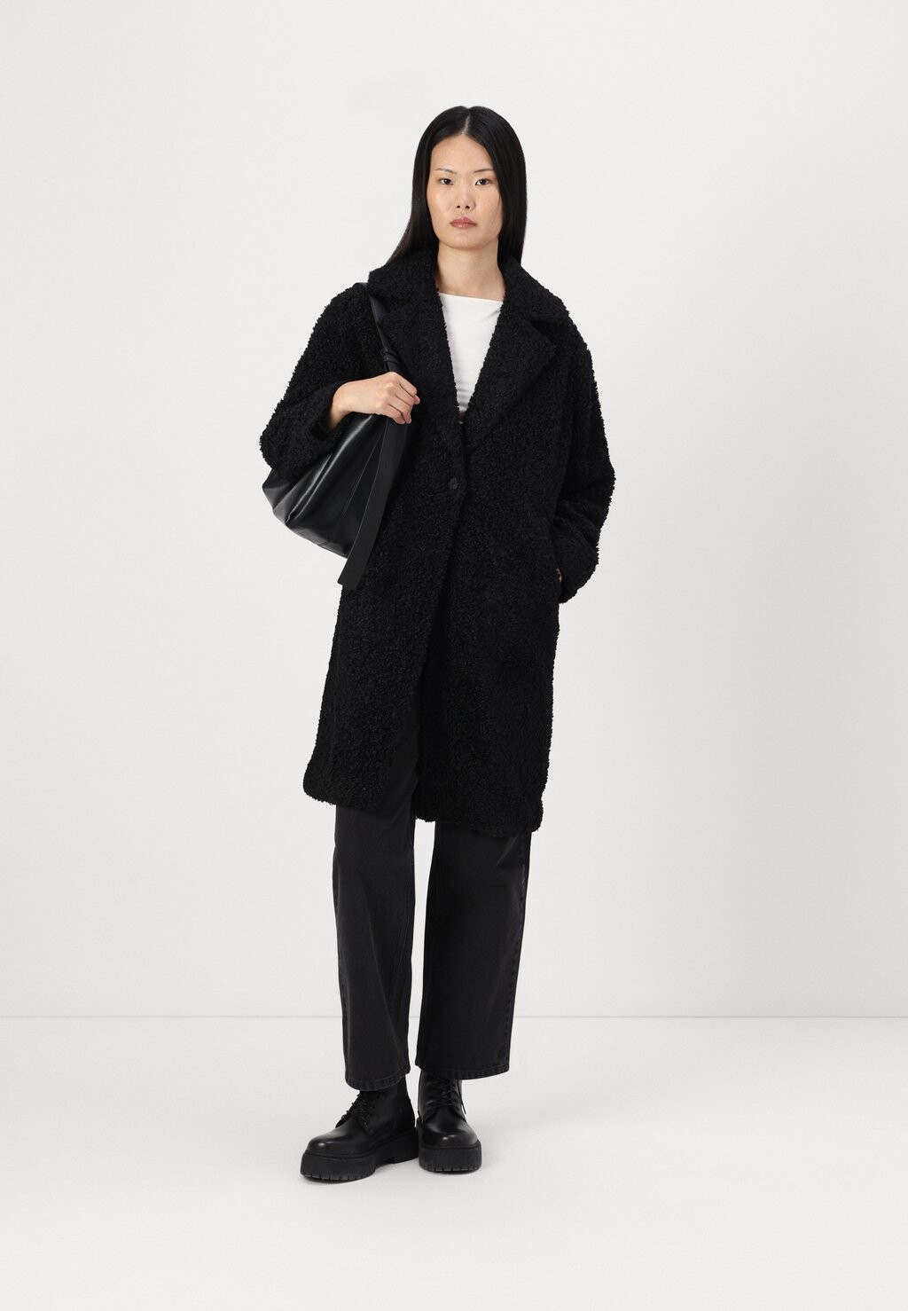 

Зимнее пальто ONLCATALINA SHAGGY COAT ONLY, черный