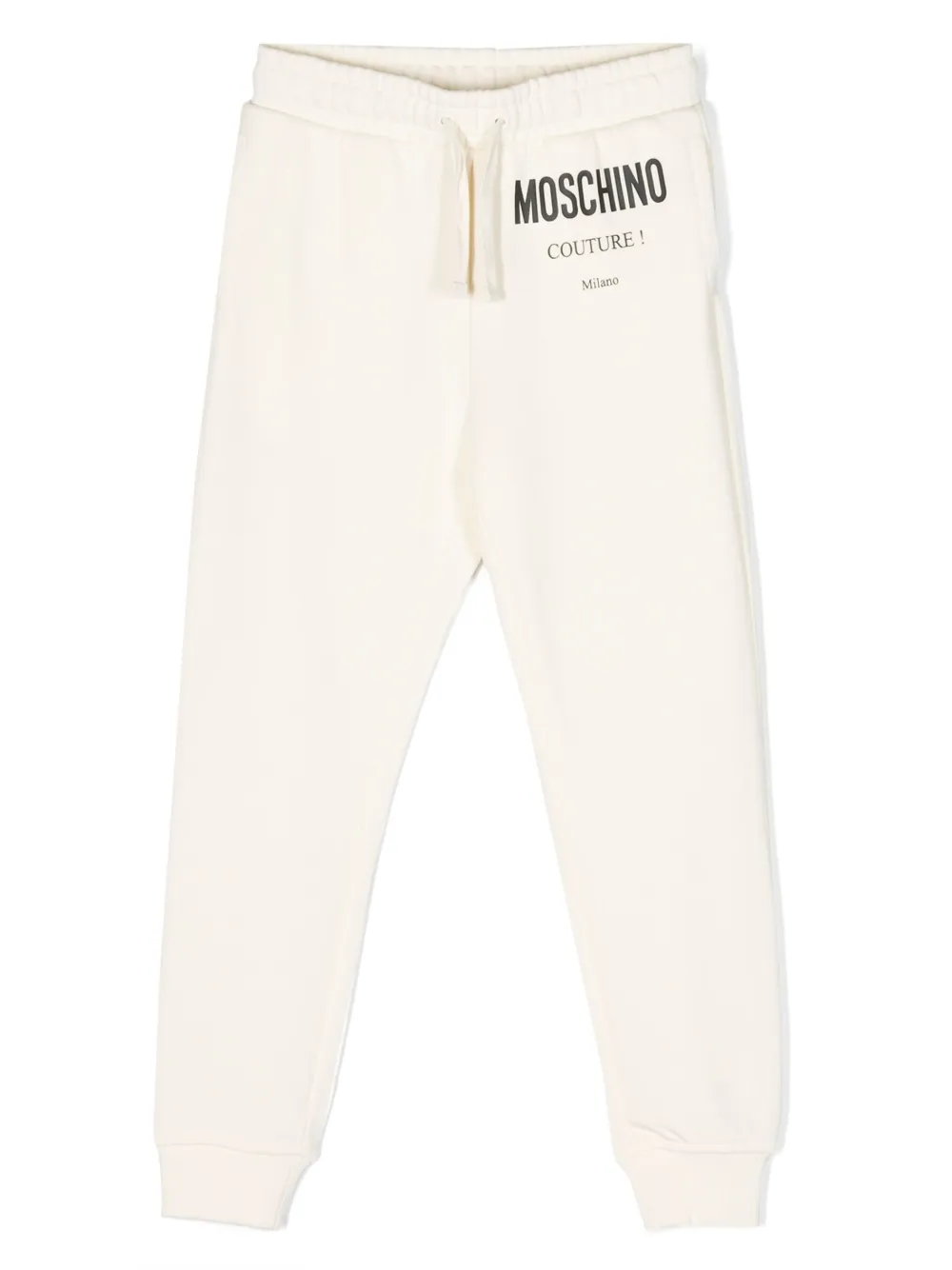 

Спортивные брюки с логотипом Moschino Kids, белый