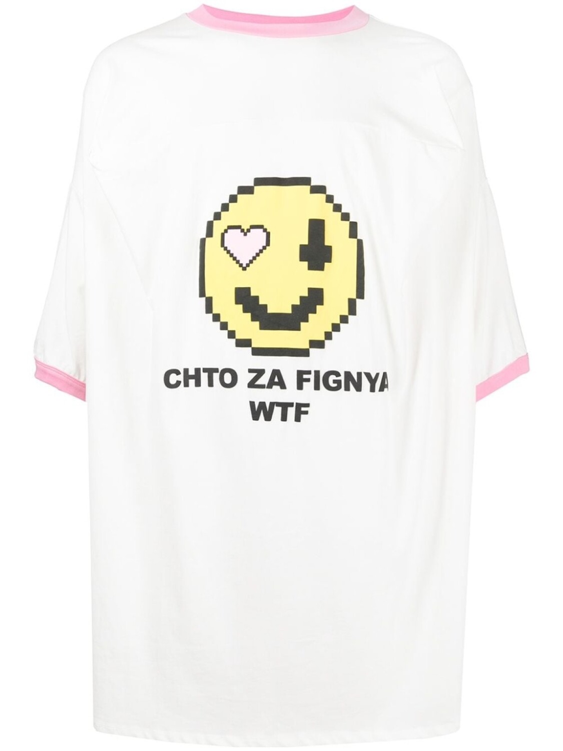 

Футболка с принтом Smiley Natasha Zinko, белый