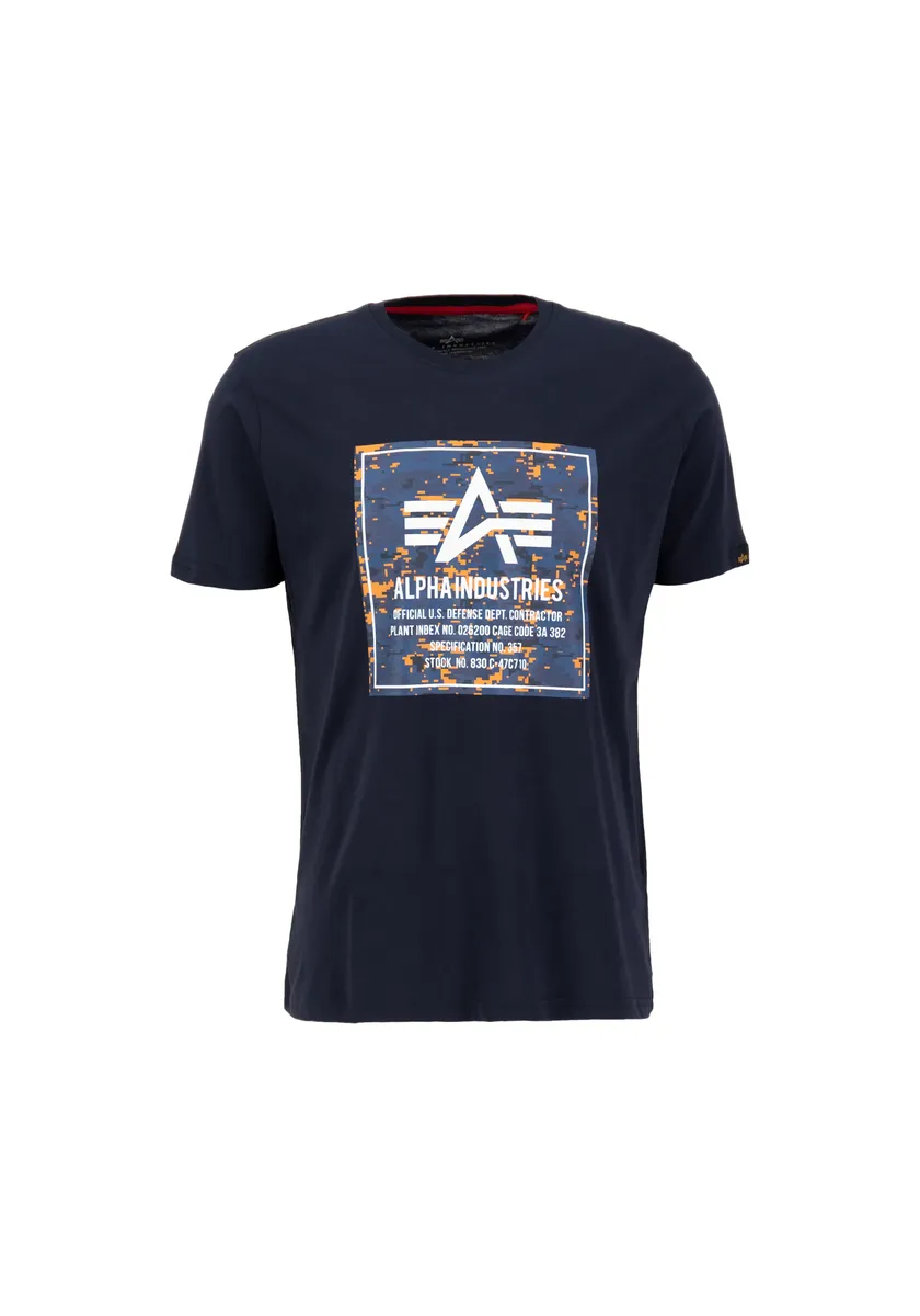 

Футболка Alpha Industries " Alpha Industries Мужская - Футболки Camo Block T", синий