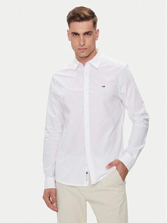 

Рубашка стандартного кроя Tommy Jeans, белый