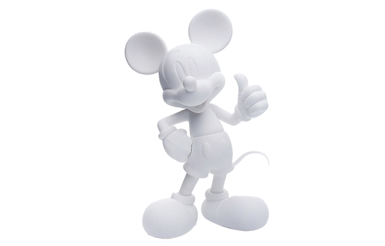 

Коврик с изображением Микки Мауса из коллекции Like Collection с модными фигурками 28 см Disney, mickey - matte pure белый 28cm