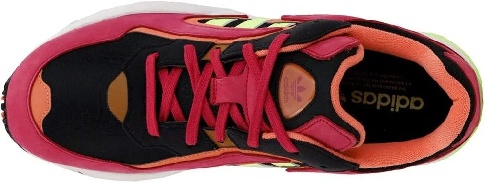 Кроссовки Adidas mens yung-96 chasm, Core Black Hi Res Yellow Energy Pink F17 — фото 4