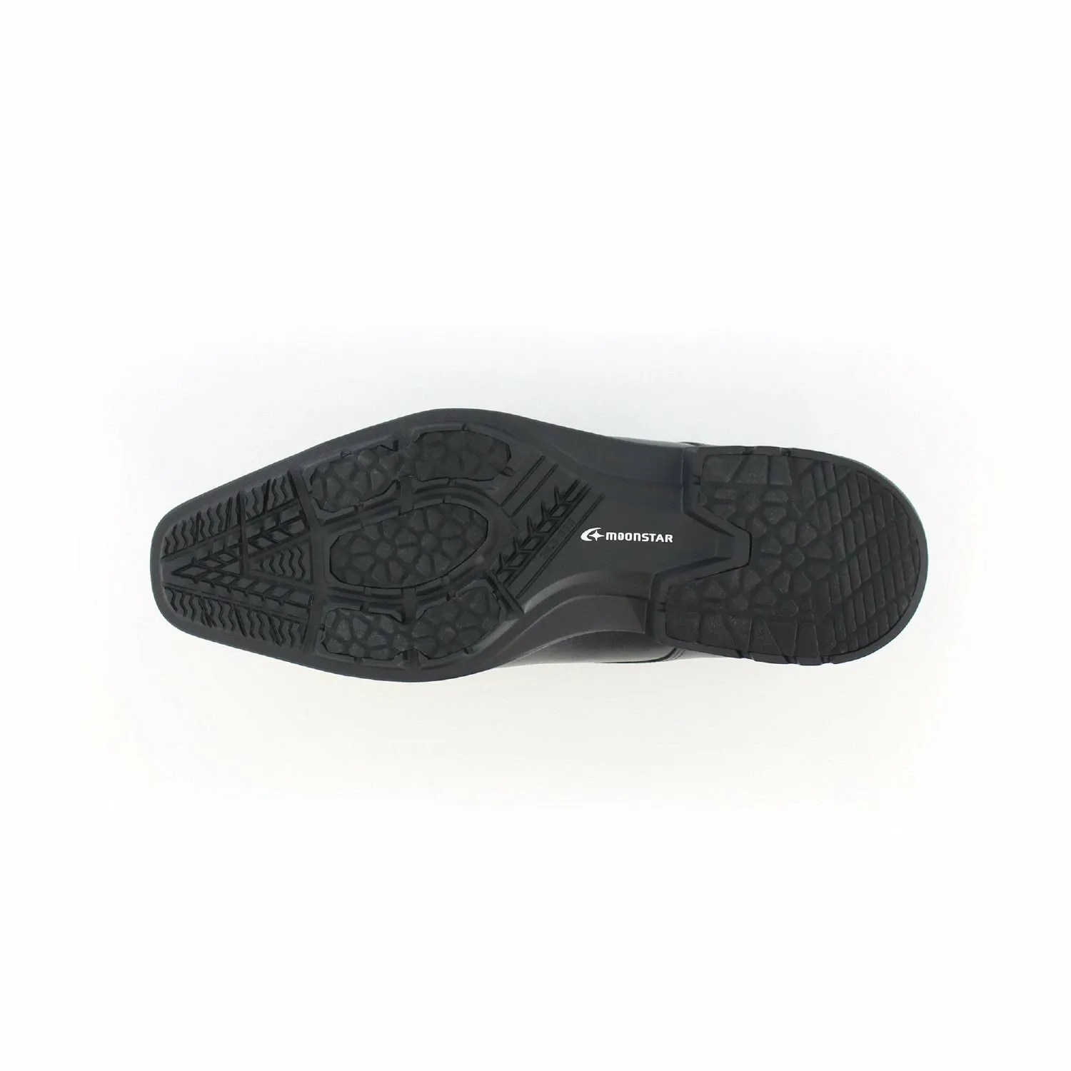 Мужские кожаные туфли MoonStar SPH4613SN с нескользящей подошвой. Balance Works, black — фото 2