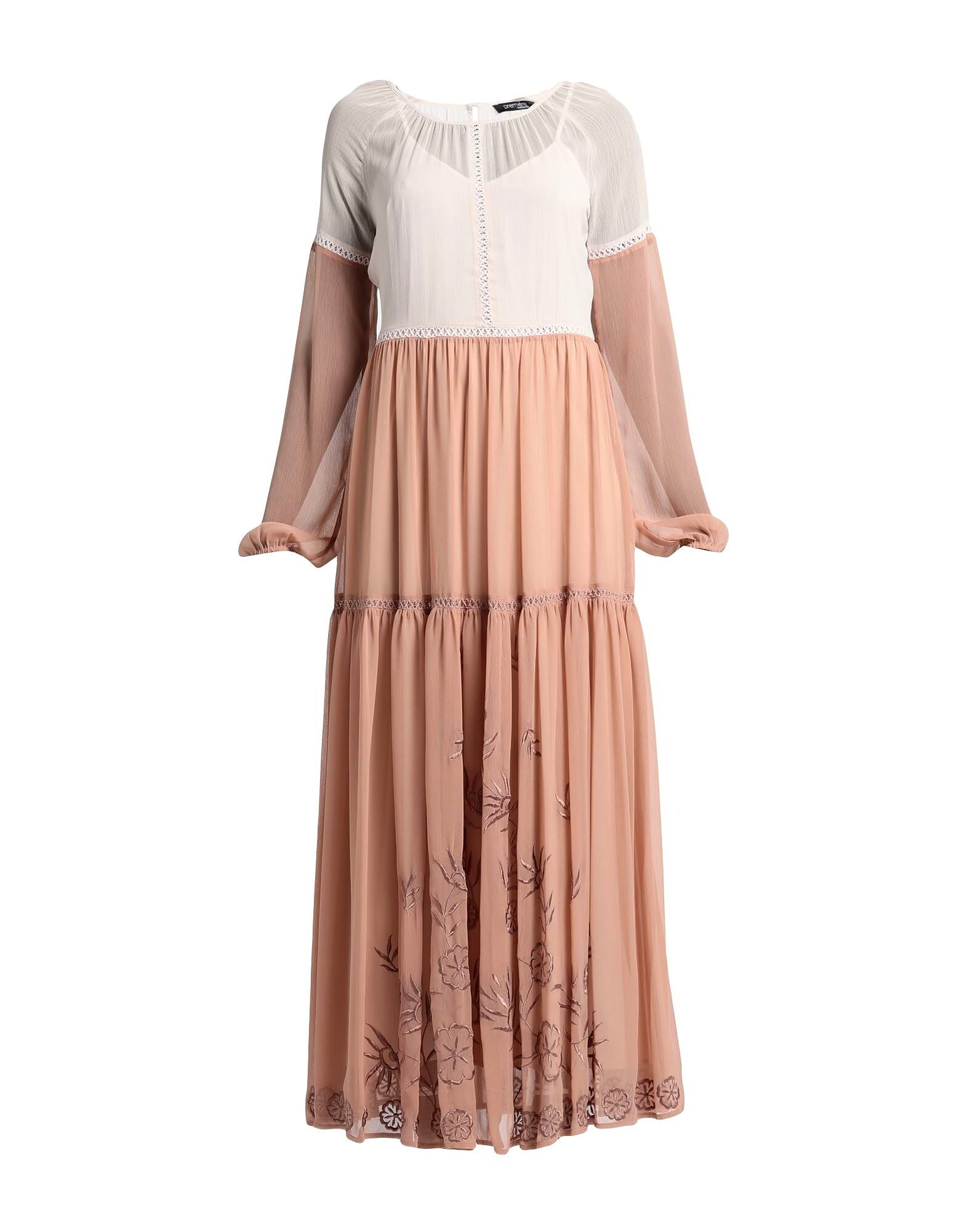 

Макси платье Fracomina, бледно-розовый