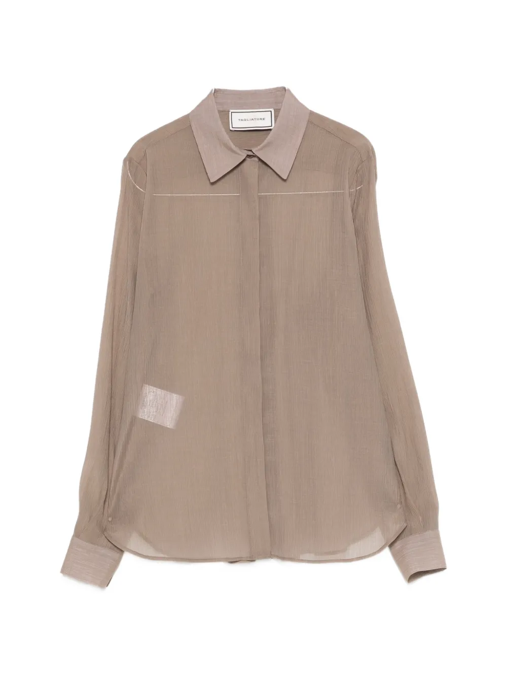 

Рубашка с нашивками Tagliatore, бежевый
