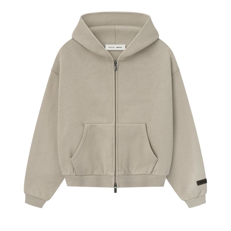 

Худи Fear of God Essentials Kids Fleece Zip-Up Hoodie, Timber