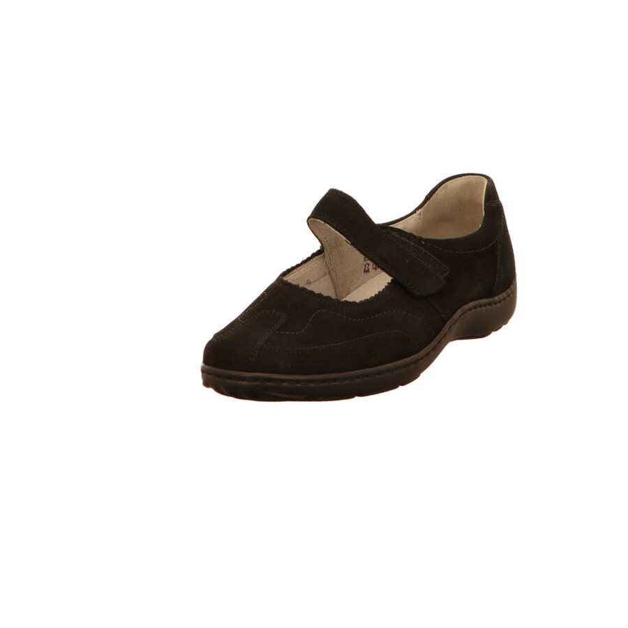 Балетки с ремешком WALDL├ДUFER Henni, Dark brown