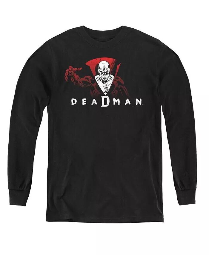 

Толстовка с длинным рукавом Deadman для мальчиков DC Comics, черный
