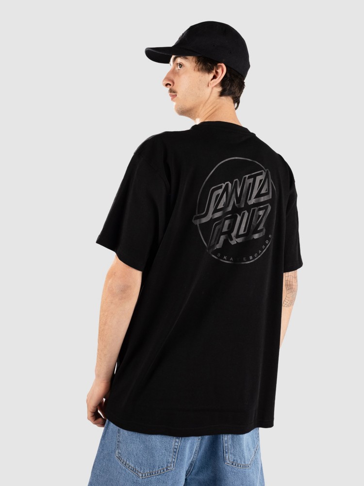 

Футболка Santa Cruz Tonal Opus Dot Stripe T-Shirt, black, Черный, Футболка Santa Cruz Tonal Opus Dot Stripe T-Shirt, black