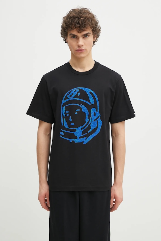 

Футболка хлопковая Cracked Flock Print Astro Billionaire Boys Club, черный