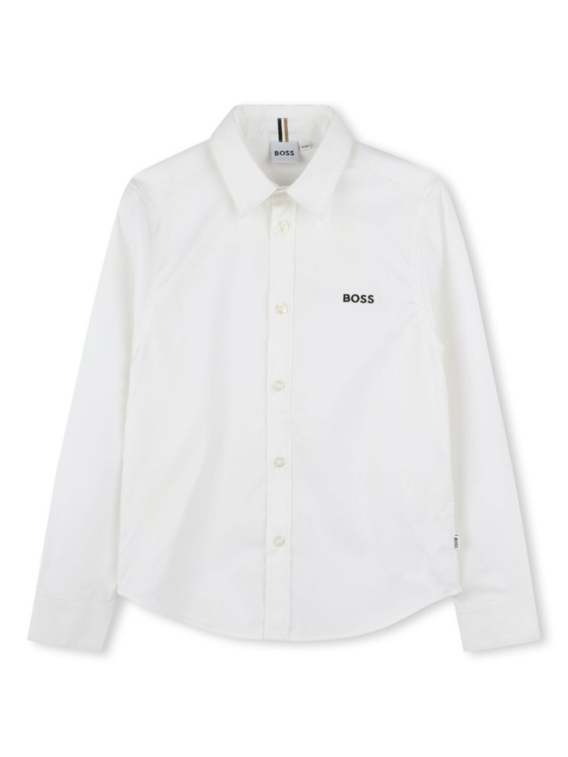 

Рубашка с длинными рукавами BOSS Kidswear, белый