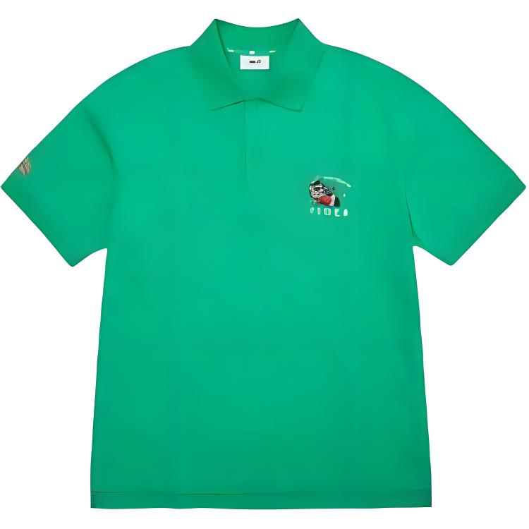 

Футболка поло мужская светло-зеленая MLB