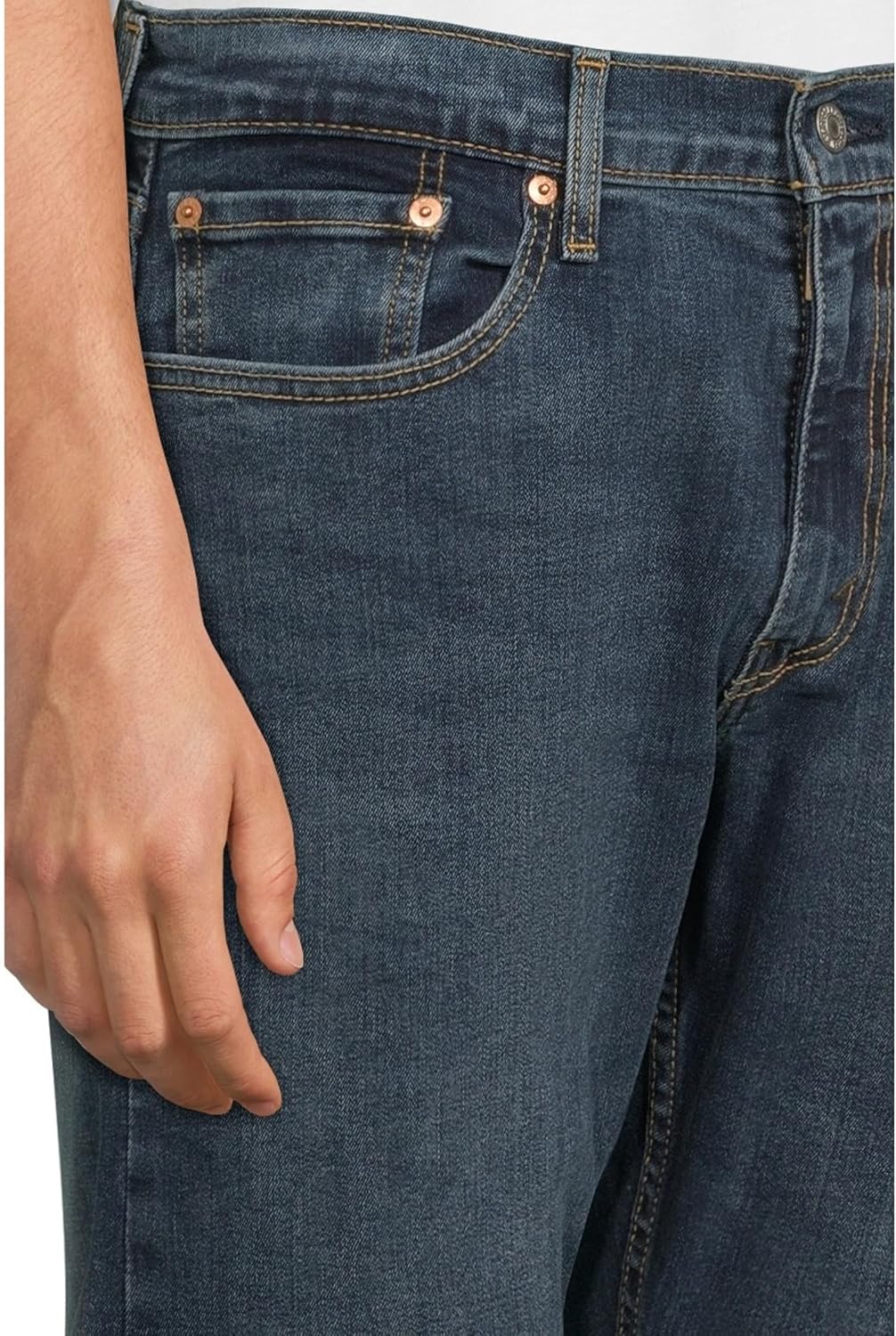 Мужские джинсы Levi's Taper Fit 502 (также доступны в размерах для больших и высоких женщин), Panda - Advanced Stretch — фото 4