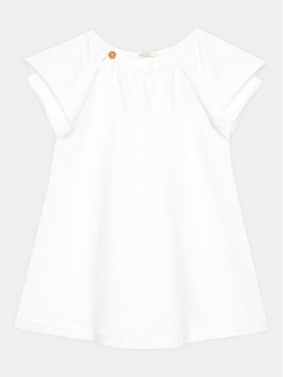 

Платье на каждый день, стандартного кроя United Colors Of Benetton, белый