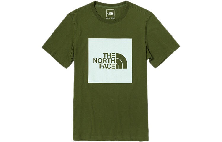 

Футболка унисекс зеленая The North Face, зеленый