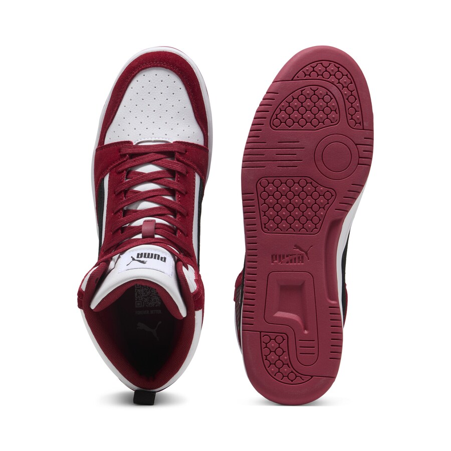 Высокие кроссовки PUMA Rebound v6, Ruby red — фото 4