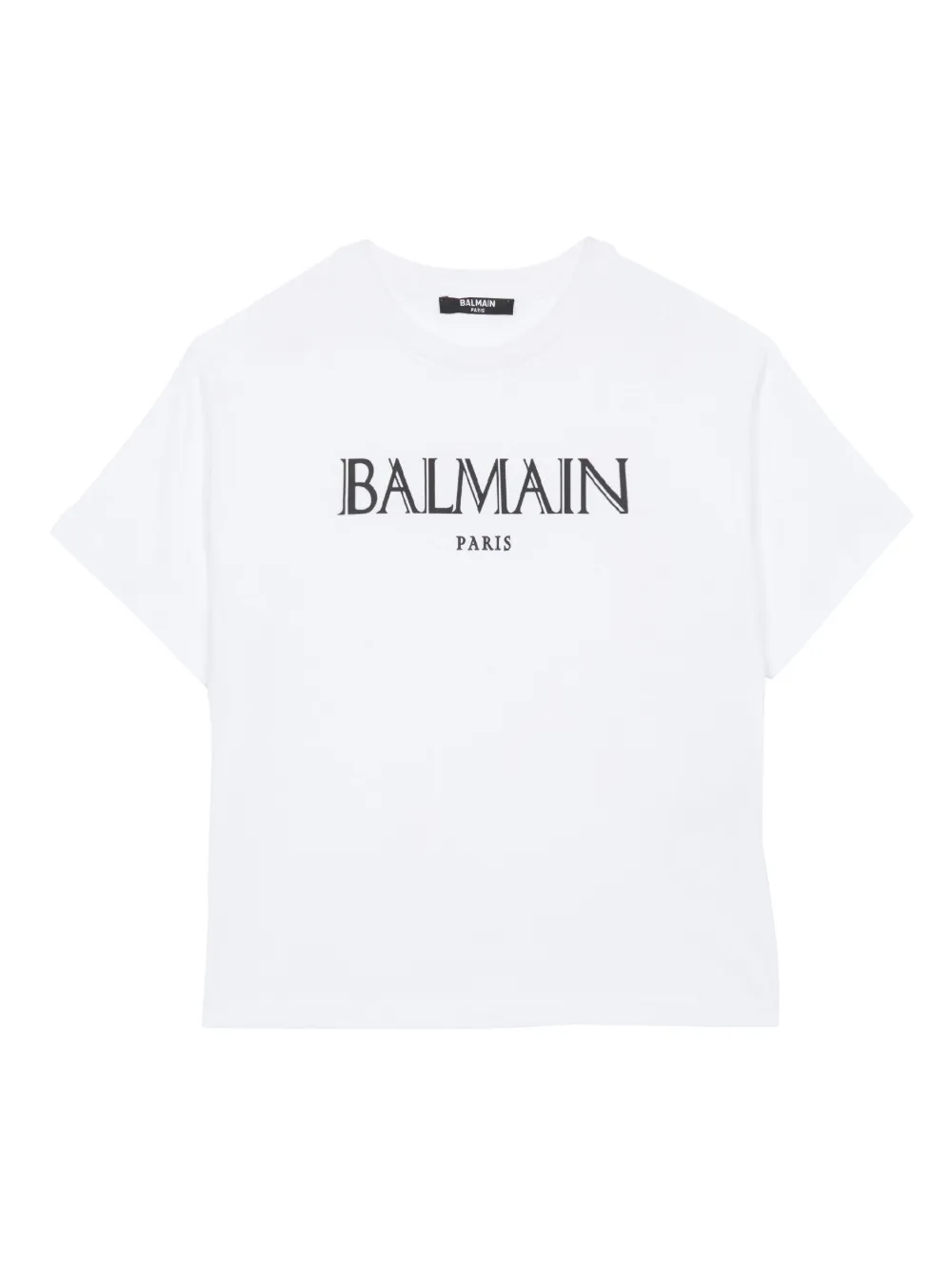 

Футболка Roman с логотипом Balmain Kids, белый