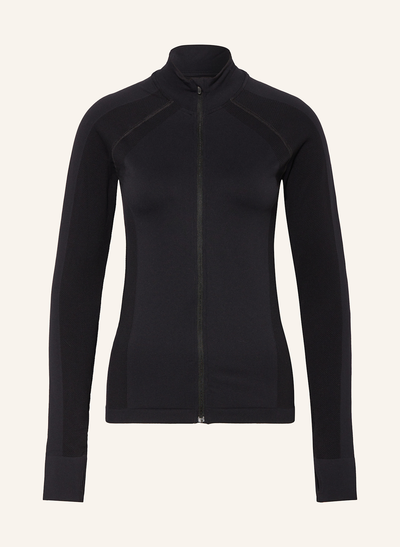 

Тренировочная куртка спортсмен бесшовная Sweaty Betty, черный