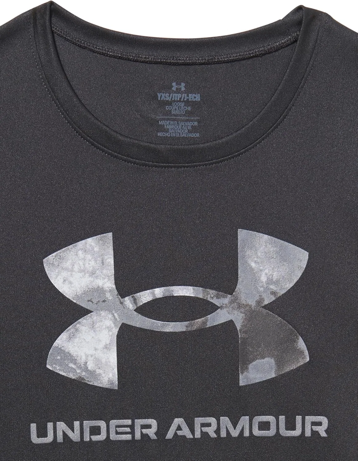 Футболка с коротким рукавом Under Armour Big Logo Print, Black — фото 2