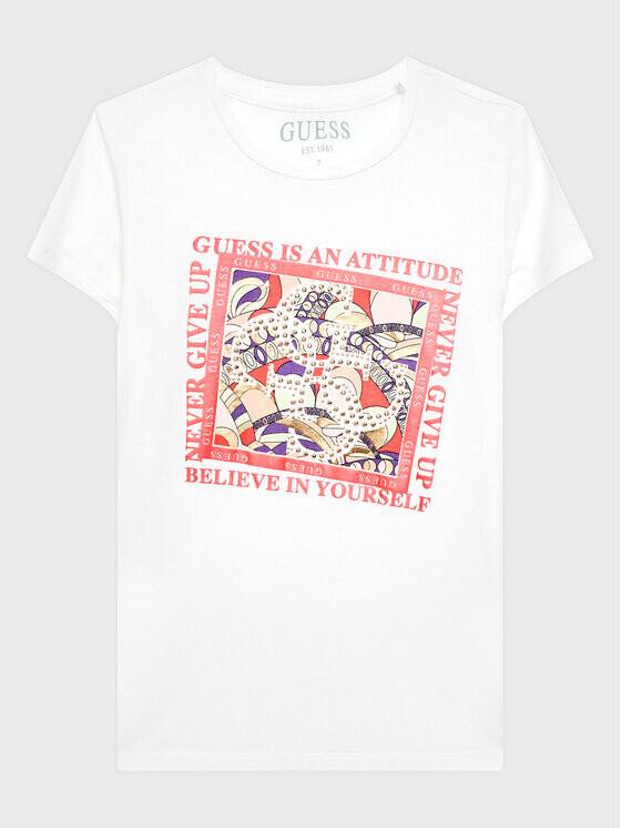 

Футболка стандартного кроя Guess, белый
