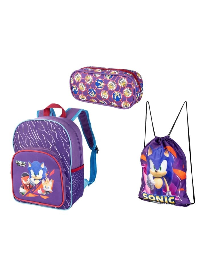 

Рюкзак COFI 1453 DURABO - 3er-Set für die Schule Rucksack Tasche, фиолетовый