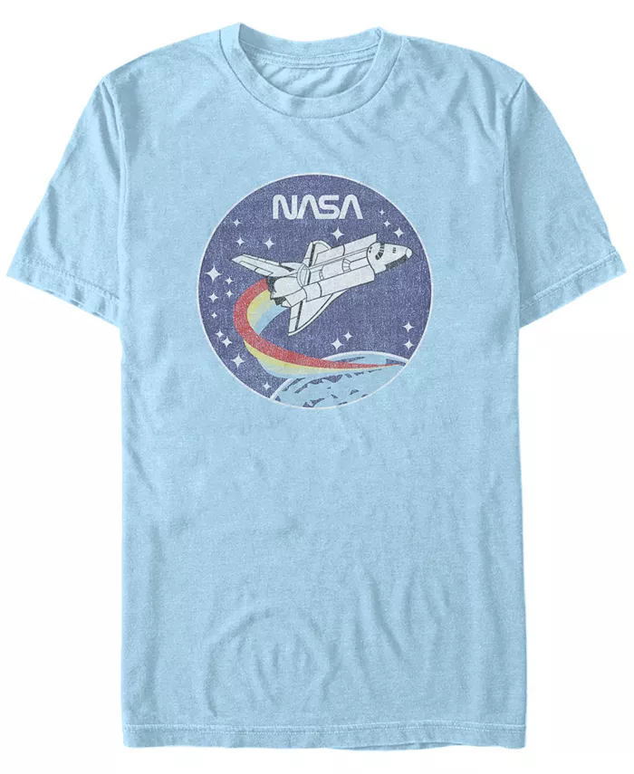 

Футболка мужская с коротким рукавом NASA Cloud Burst Logo Fifth Sun, синий