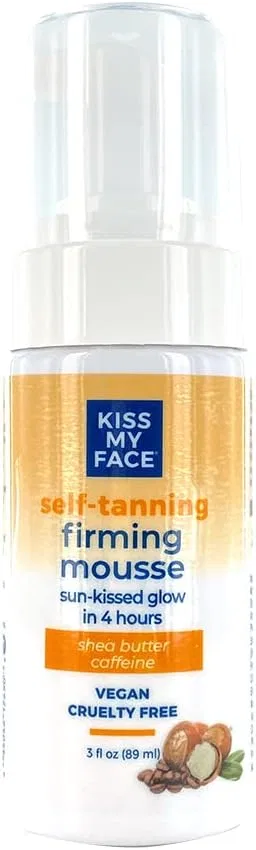 Автозагар мусс Kiss My Face с витамином C и кофеином, 3.5 унции
