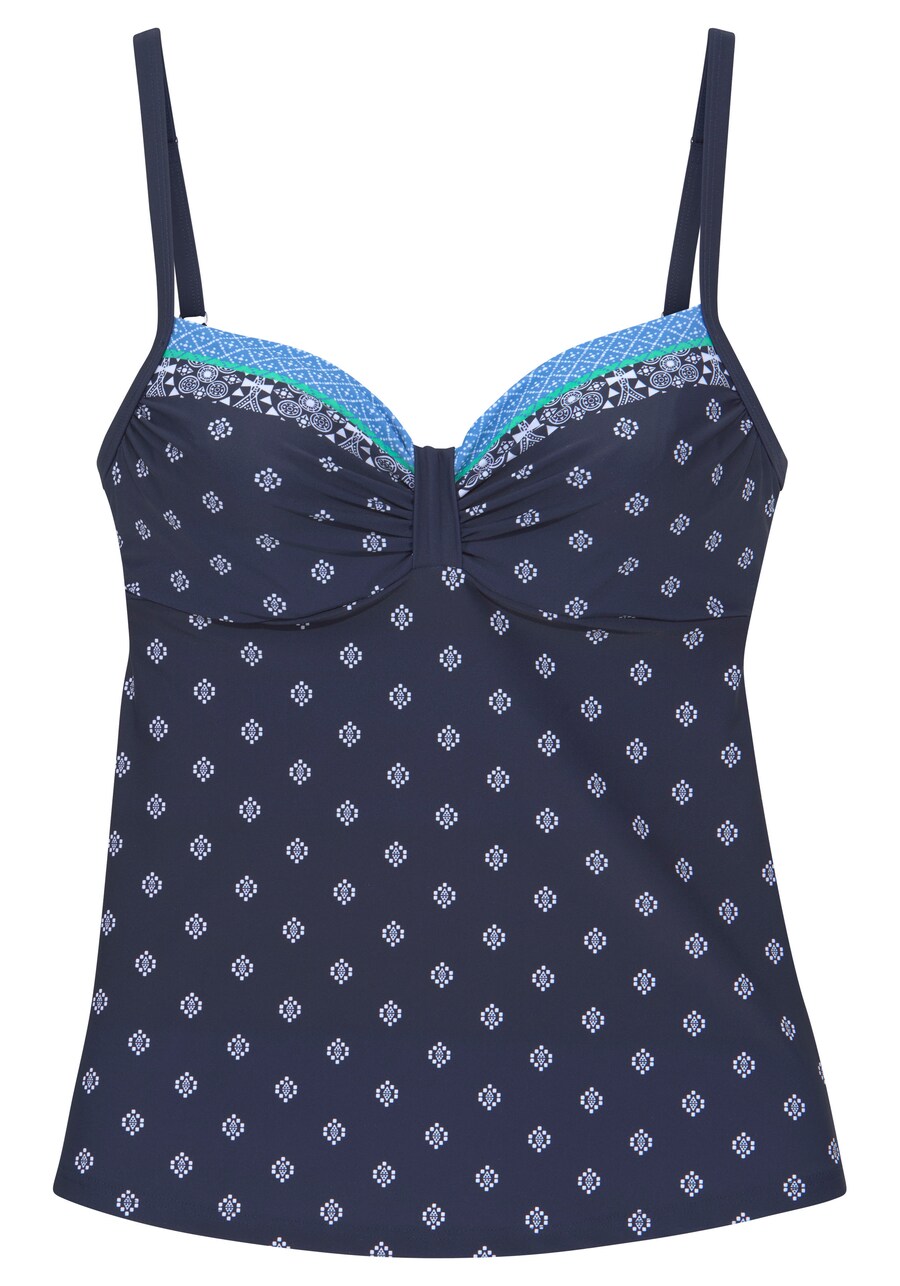 

Танкини LASCANA, цвет Blue/Navy/Sky blue