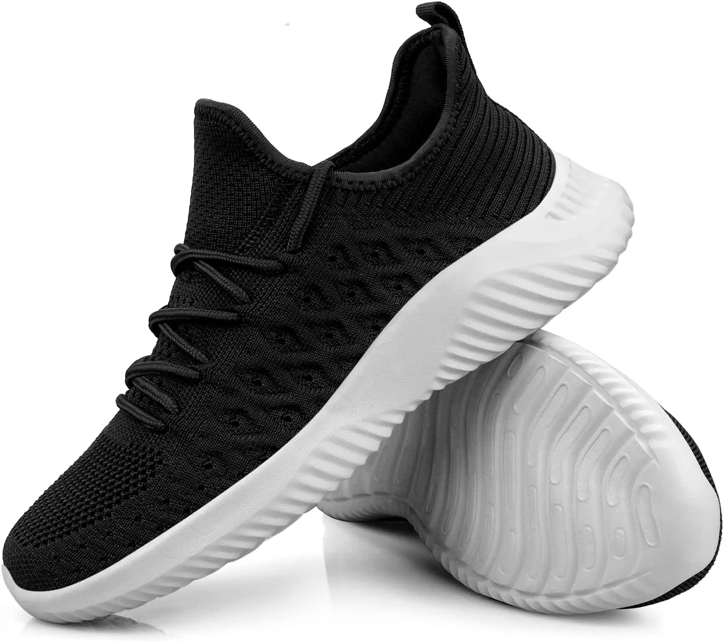 

Мужские слипоны Feethit для ходьбы, легкие, дышащие, с нескользящей подошвой, комфортные модные кроссовки для мужчин, белый