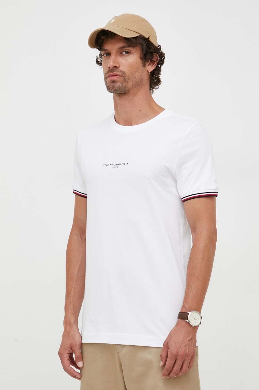 

Хлопковая футболка Tommy Hilfiger, белый