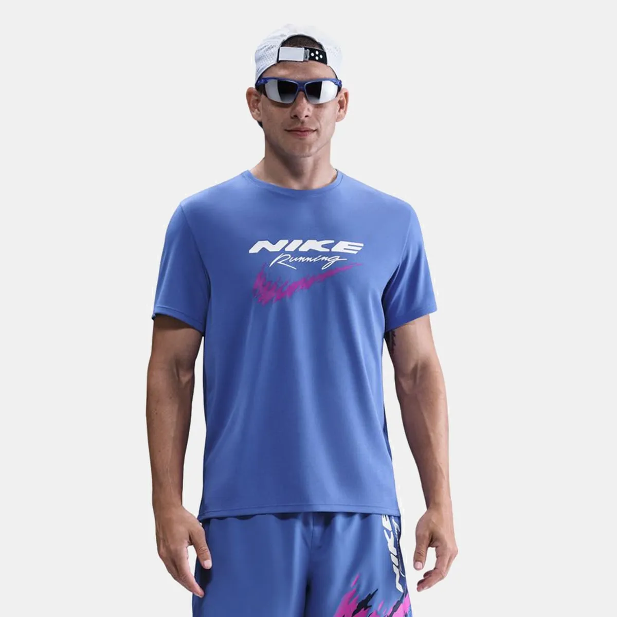 

Мужская футболка Dri-FIT Miler Ss Nike, синий