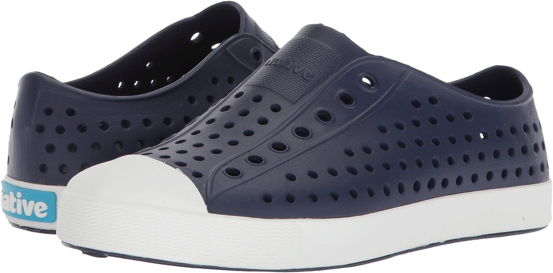 

Кроссовки Jefferson Slip-on Sneakers Native Shoes Kids, цвет Regatta Blue/Shell White