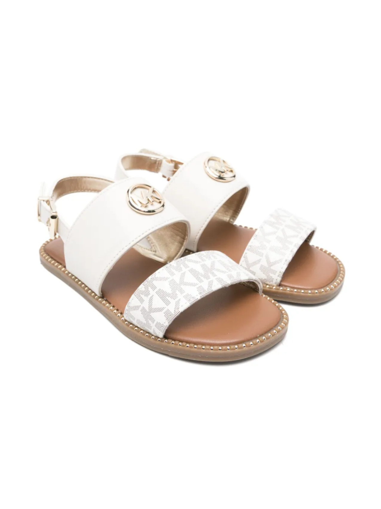 

Michael Kors Kids сандалии на плоской подошве, белый