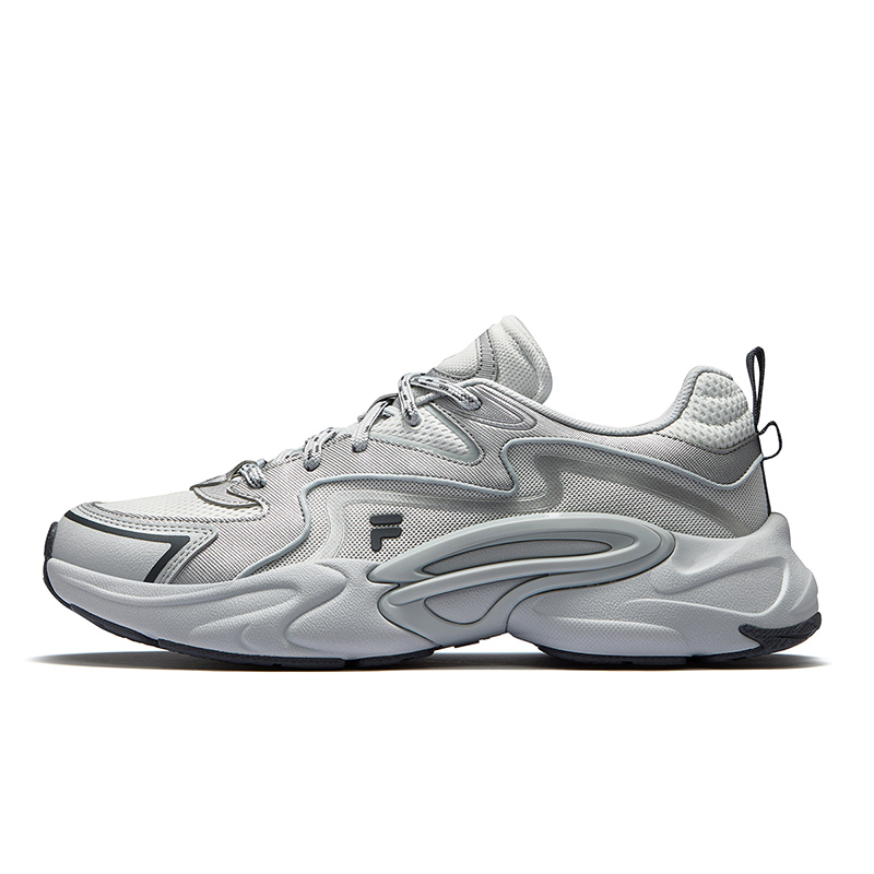 

FILA FUSION Мужские дышащие кроссовки FORCE DX с низким верхом, цвет Space Silver