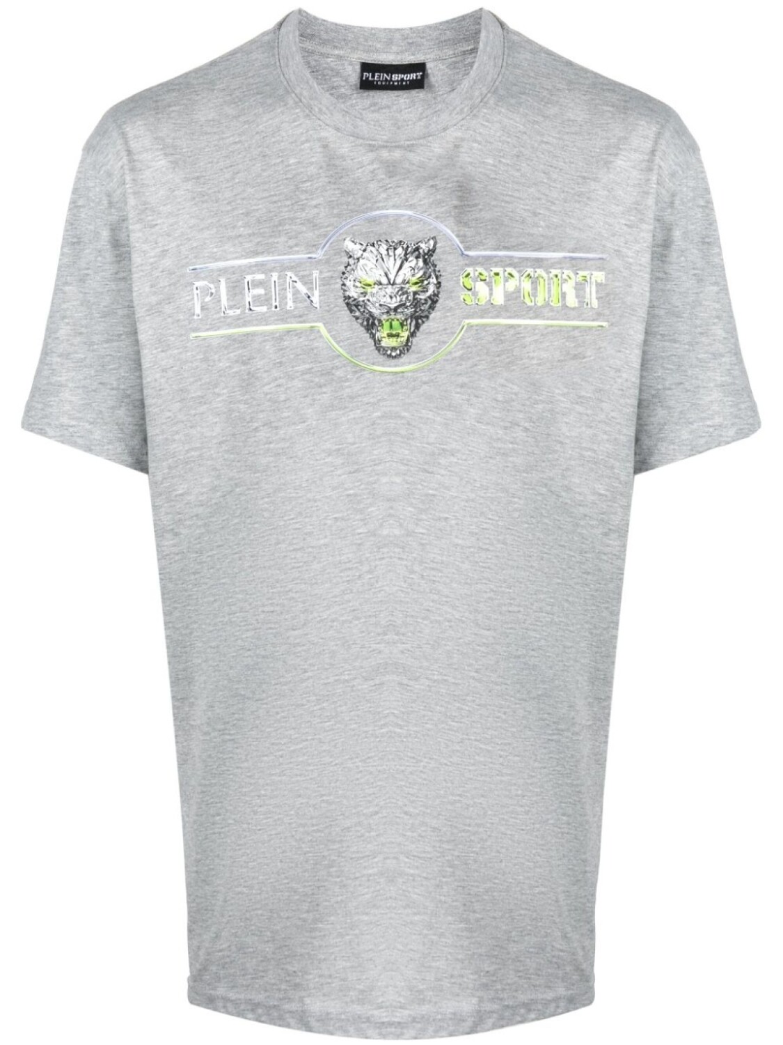 

Plein Sport футболка Chrome Scratch Edition, серый